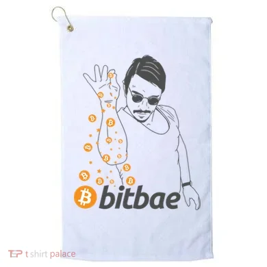 Crypto Salt Bae Bitcoin Golf Towel