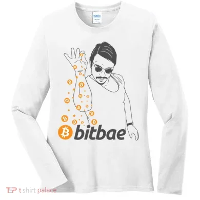 Crypto Salt Bae Bitcoin Women's Long Sleeve Shirt