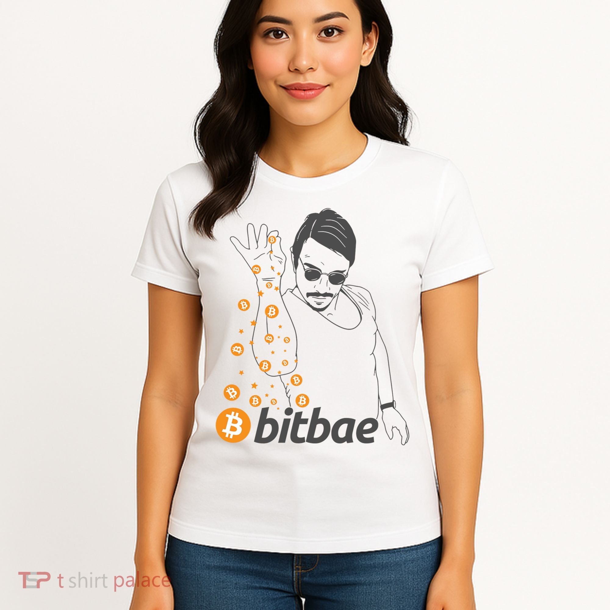 Crypto Salt Bae Bitcoin Women's T-Shirt