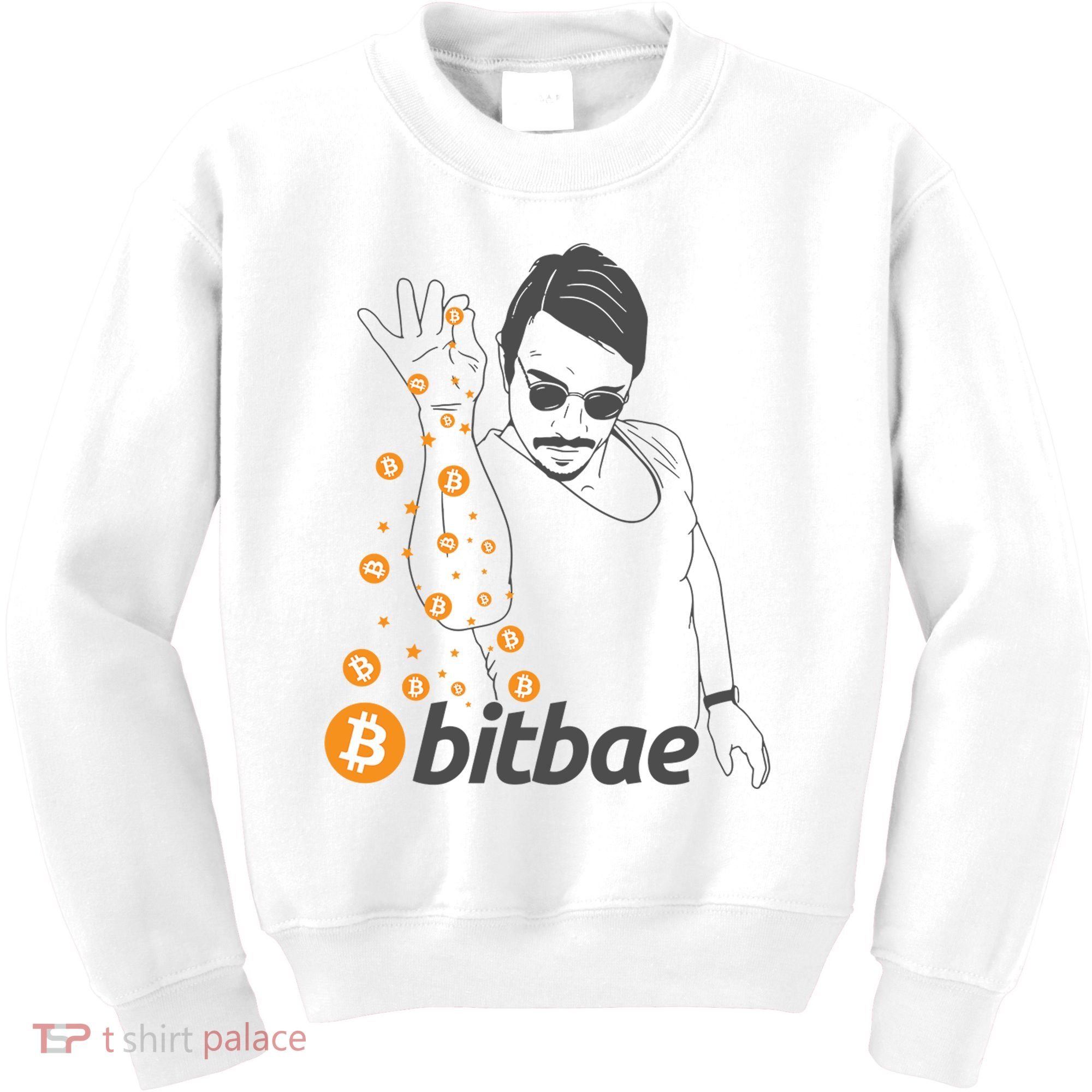 Crypto Salt Bae Bitcoin Kids Sweatshirt
