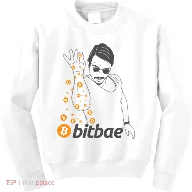 Crypto Salt Bae Bitcoin Kids Sweatshirt