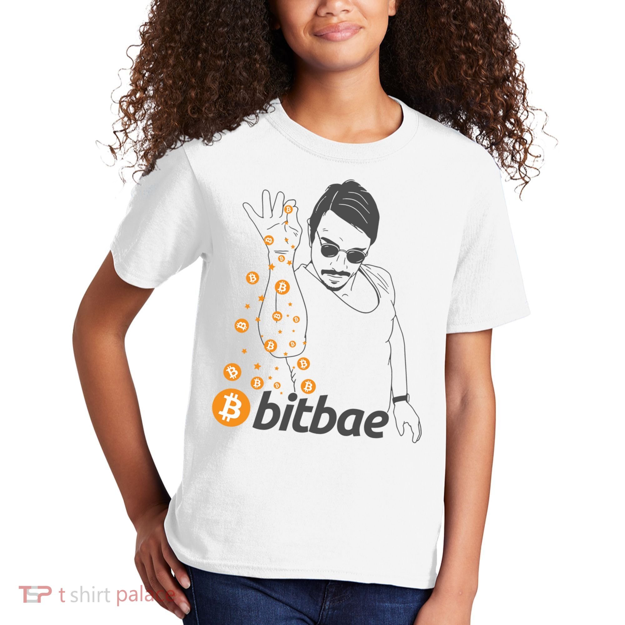 Crypto Salt Bae Bitcoin Kids T-Shirt