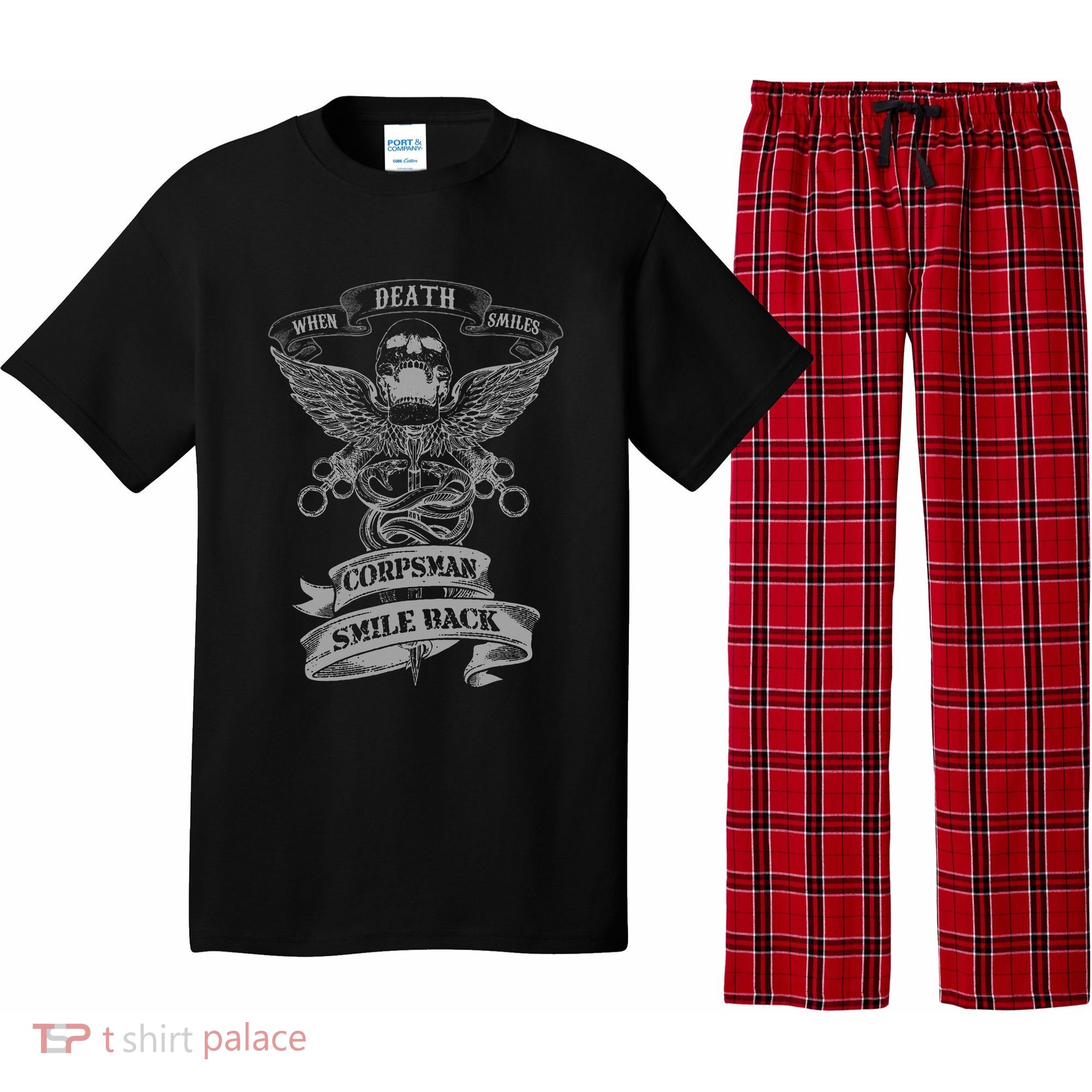 Corpsman Smile Back 8404 Gift For Corpsman Veteran Pajama Set
