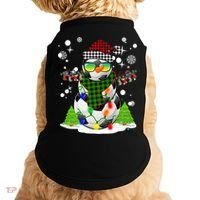 Christmas Soccer Ball Snowman Santa Hat Pajamas For Boys Premium Doggie Tank thumb 0