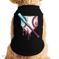 Cool Sport B.A.S.E.B.A.L.L Home Plate Drip With Sprinkles Drip Doggie Tank thumb 0