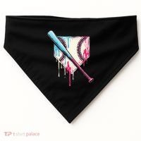 Cool Sport B.A.S.E.B.A.L.L Home Plate Drip With Sprinkles Drip USA-Made Doggie Bandana thumb 0
