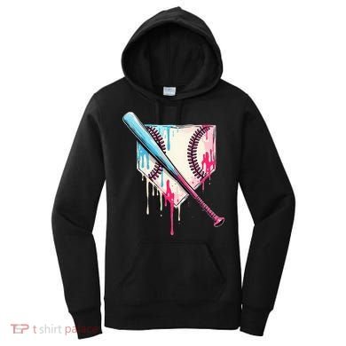 Cool Sport B.A.S.E.B.A.L.L Home Plate Drip With Sprinkles Drip Women's Hoodie