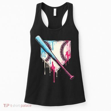 Cool Sport B.A.S.E.B.A.L.L Home Plate Drip With Sprinkles Drip Women's Tank Top