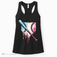 Cool Sport B.A.S.E.B.A.L.L Home Plate Drip With Sprinkles Drip Women's Tank Top thumb 0