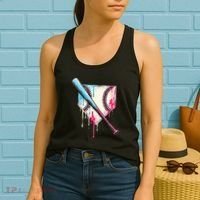 Cool Sport B.A.S.E.B.A.L.L Home Plate Drip With Sprinkles Drip Women's Tank Top thumb 2