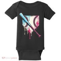 Cool Sport B.A.S.E.B.A.L.L Home Plate Drip With Sprinkles Drip Baby Bodysuit thumb 0