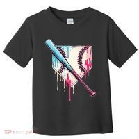 Cool Sport B.A.S.E.B.A.L.L Home Plate Drip With Sprinkles Drip Toddler T-Shirt thumb 0