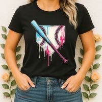 Cool Sport B.A.S.E.B.A.L.L Home Plate Drip With Sprinkles Drip Women's T-Shirt thumb 2