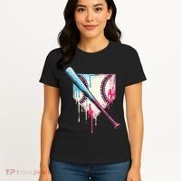 Cool Sport B.A.S.E.B.A.L.L Home Plate Drip With Sprinkles Drip Women's T-Shirt thumb 4