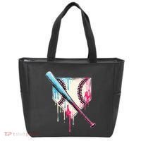 Cool Sport B.A.S.E.B.A.L.L Home Plate Drip With Sprinkles Drip Tote Bag thumb 0