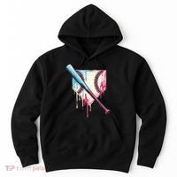 Cool Sport Baseball Home Plate Drip With Sprinkles Drip Hoodie thumb 0