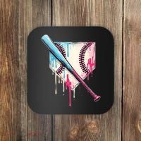 Cool Sport Baseball Home Plate Drip With Sprinkles Drip Coaster thumb 0