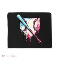 Cool Sport Baseball Home Plate Drip With Sprinkles Drip Mousepad thumb 0