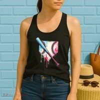 Cool Sport Baseball Home Plate Drip With Sprinkles Drip Women's Tank Top thumb 2
