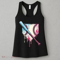Cool Sport Baseball Home Plate Drip With Sprinkles Drip Women's Tank Top thumb 3