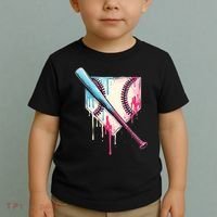 Cool Sport Baseball Home Plate Drip With Sprinkles Drip Toddler T-Shirt thumb 2