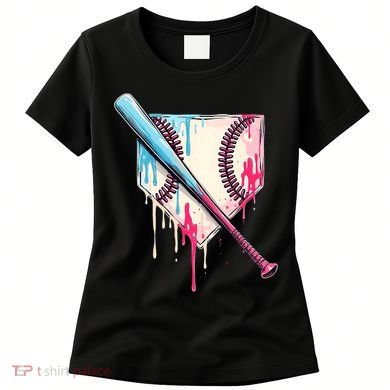 Cool Sport Baseball Home Plate Drip With Sprinkles Drip Women's T-Shirt