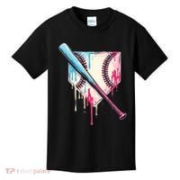 Cool Sport Baseball Home Plate Drip With Sprinkles Drip Kids T-Shirt thumb 0