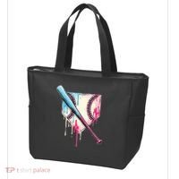 Cool Sport Baseball Home Plate Drip With Sprinkles Drip Tote Bag thumb 3
