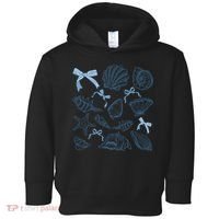 Coquette Seashell  Beach Coastal Retro Summer Vibes Toddler Hoodie thumb 0