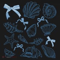 Coquette Seashell  Beach Coastal Retro Summer Vibes Tote Bag thumb 4