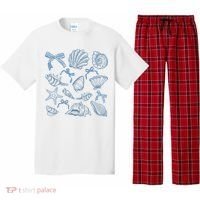 Coquette Seashell  Beach Coastal Retro Summer Vibes Pajama Set thumb 0