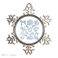 Coquette Seashell  Beach Coastal Retro Summer Vibes Ornament thumb 0
