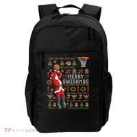 Cool Santa Basketball Merry Swishmas Backpack thumb 0