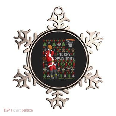 Cool Santa Basketball Merry Swishmas Ornament