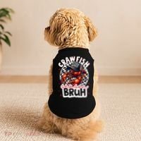 Crawfish Season Bruh Crawfish Hat Boy Funny Seafood Festival Doggie Tank thumb 2