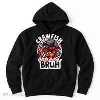 Crawfish Season Bruh Crawfish Hat Boy Funny Seafood Festival Hoodie thumb 0