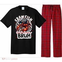 Crawfish Season Bruh Crawfish Hat Boy Funny Seafood Festival Pajama Set thumb 0