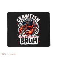Crawfish Season Bruh Crawfish Hat Boy Funny Seafood Festival Mousepad thumb 0