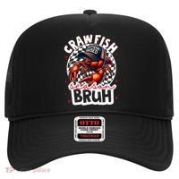 Crawfish Season Bruh Crawfish Hat Boy Funny Seafood Festival Hat thumb 0