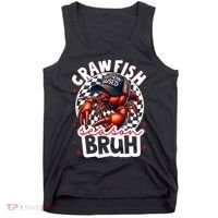 Crawfish Season Bruh Crawfish Hat Boy Funny Seafood Festival Tank Top thumb 0
