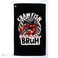 Crawfish Season Bruh Crawfish Hat Boy Funny Seafood Festival Golf Towel thumb 0