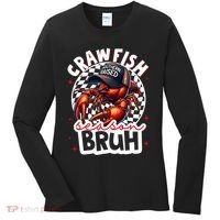 Crawfish Season Bruh Crawfish Hat Boy Funny Seafood Festival Women's Long Sleeve Shirt thumb 0