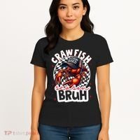 Crawfish Season Bruh Crawfish Hat Boy Funny Seafood Festival Women's T-Shirt thumb 4