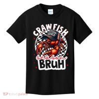 Crawfish Season Bruh Crawfish Hat Boy Funny Seafood Festival Kids T-Shirt thumb 0