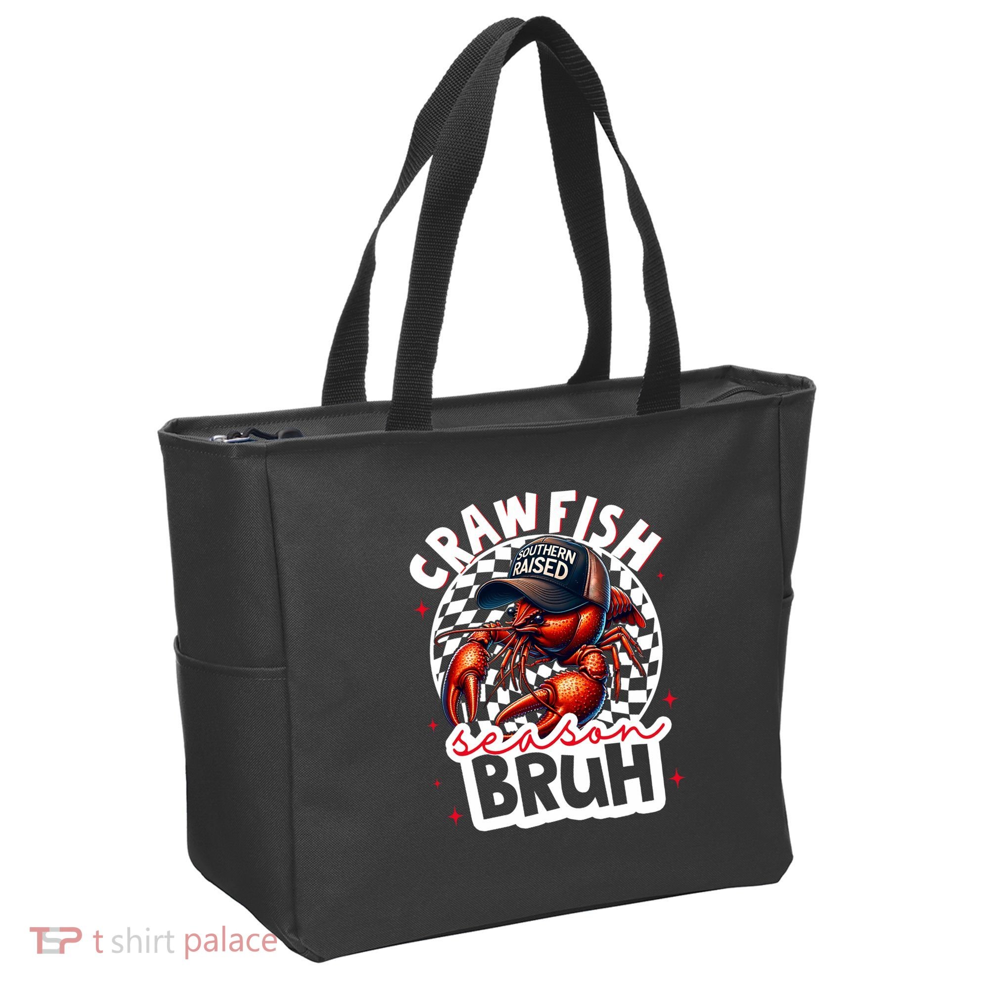 Crawfish Season Bruh Crawfish Hat Boy Funny Seafood Festival Tote Bag