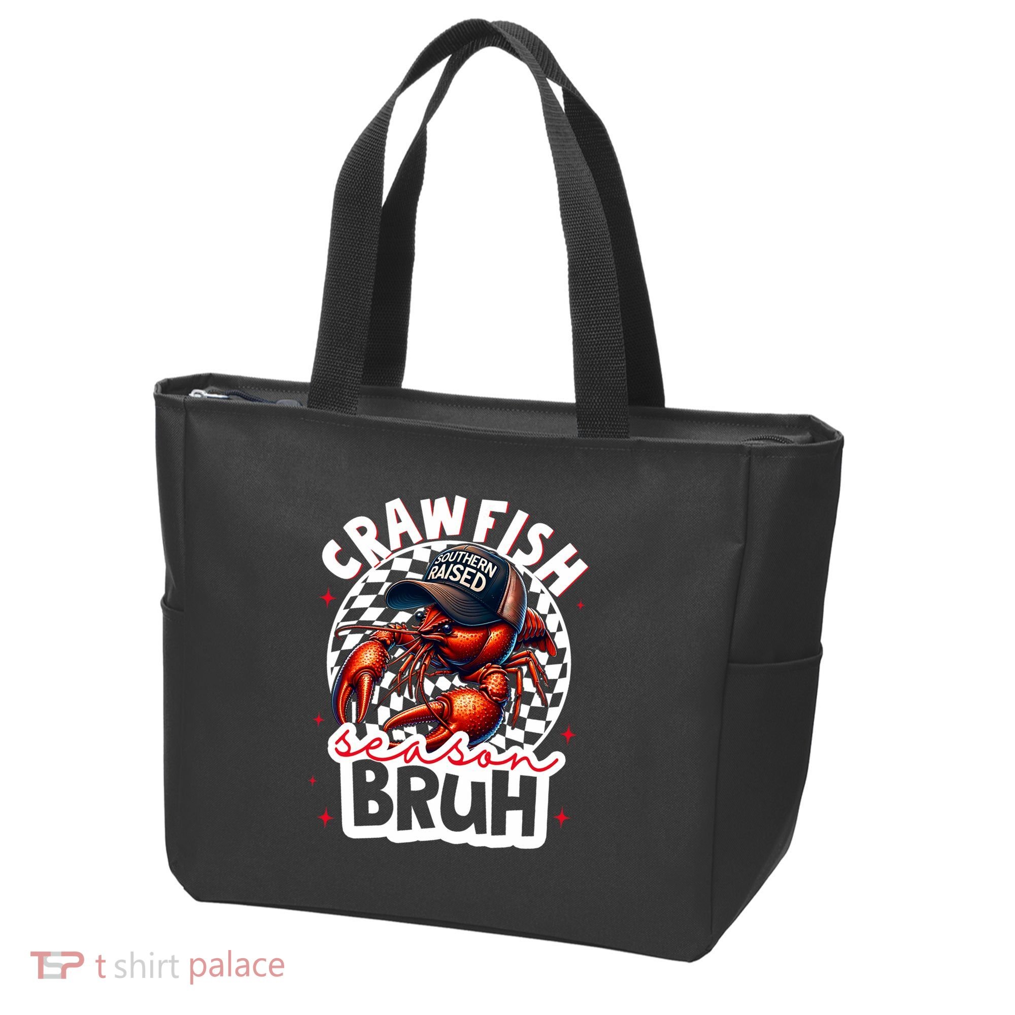 Crawfish Season Bruh Crawfish Hat Boy Funny Seafood Festival Tote Bag