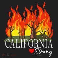 California Strong California Fire Gift Women's Sweatshirt thumb 2