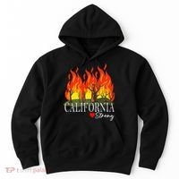 California Strong California Fire Gift Hoodie thumb 0