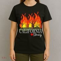 California Strong California Fire Gift T-Shirt thumb 4