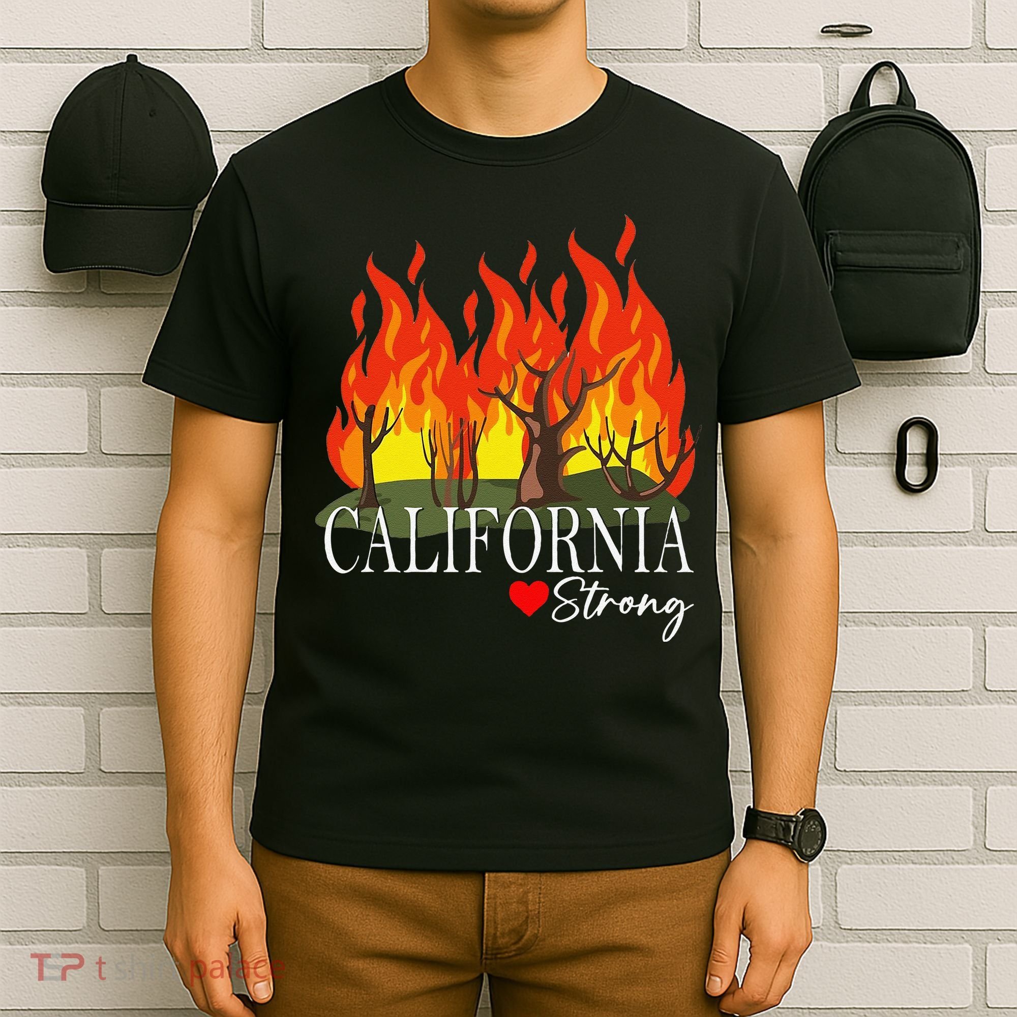 California Strong California Fire Gift T-Shirt